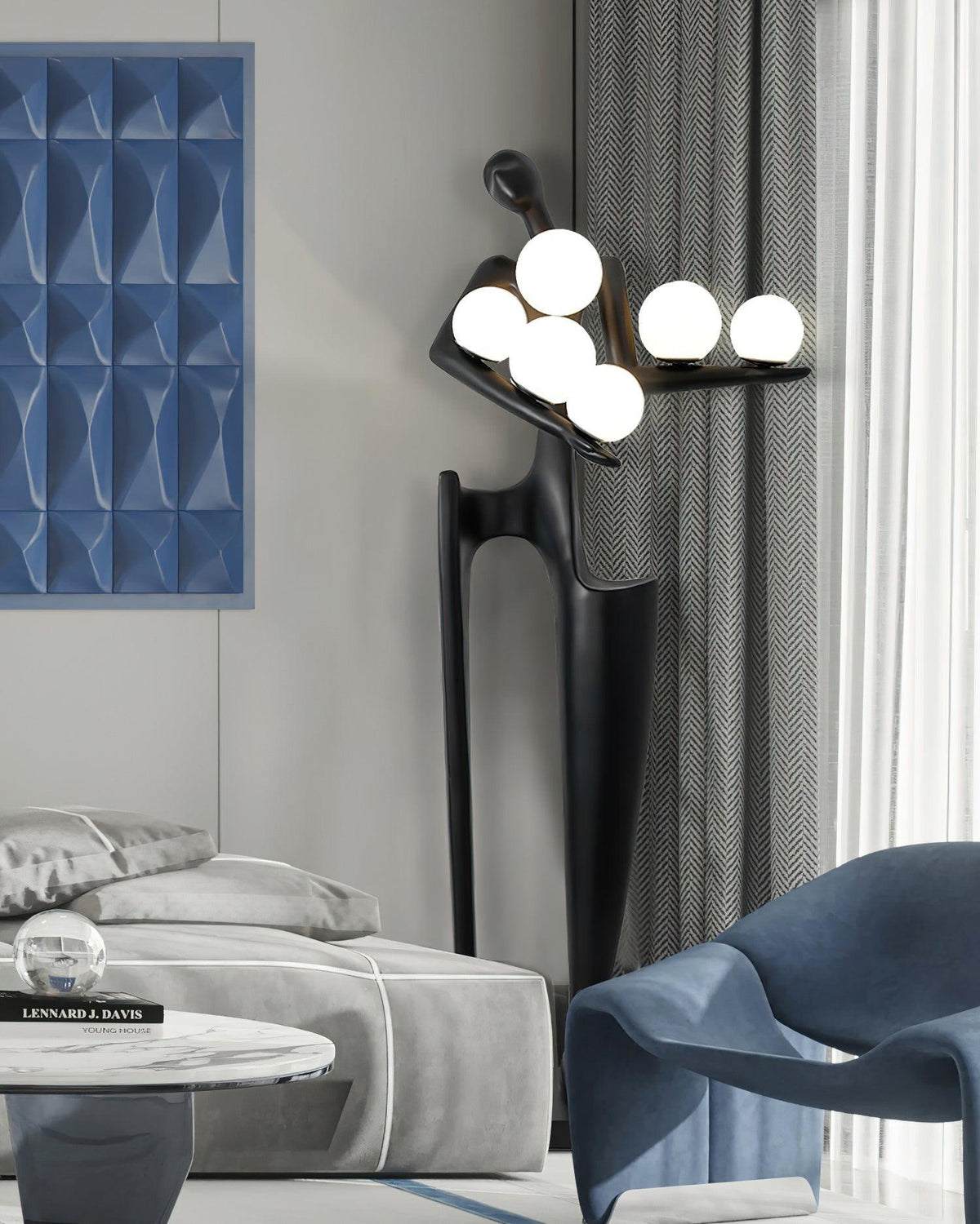 Orelivine vloerlamp