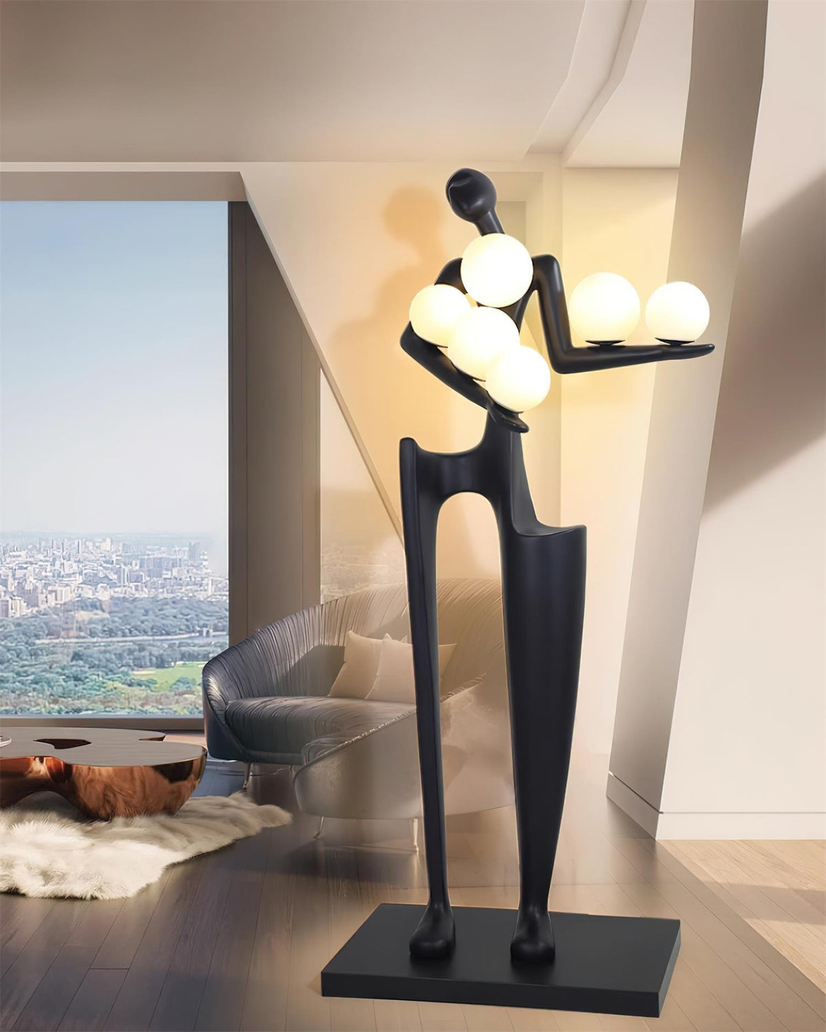 Orelivine vloerlamp