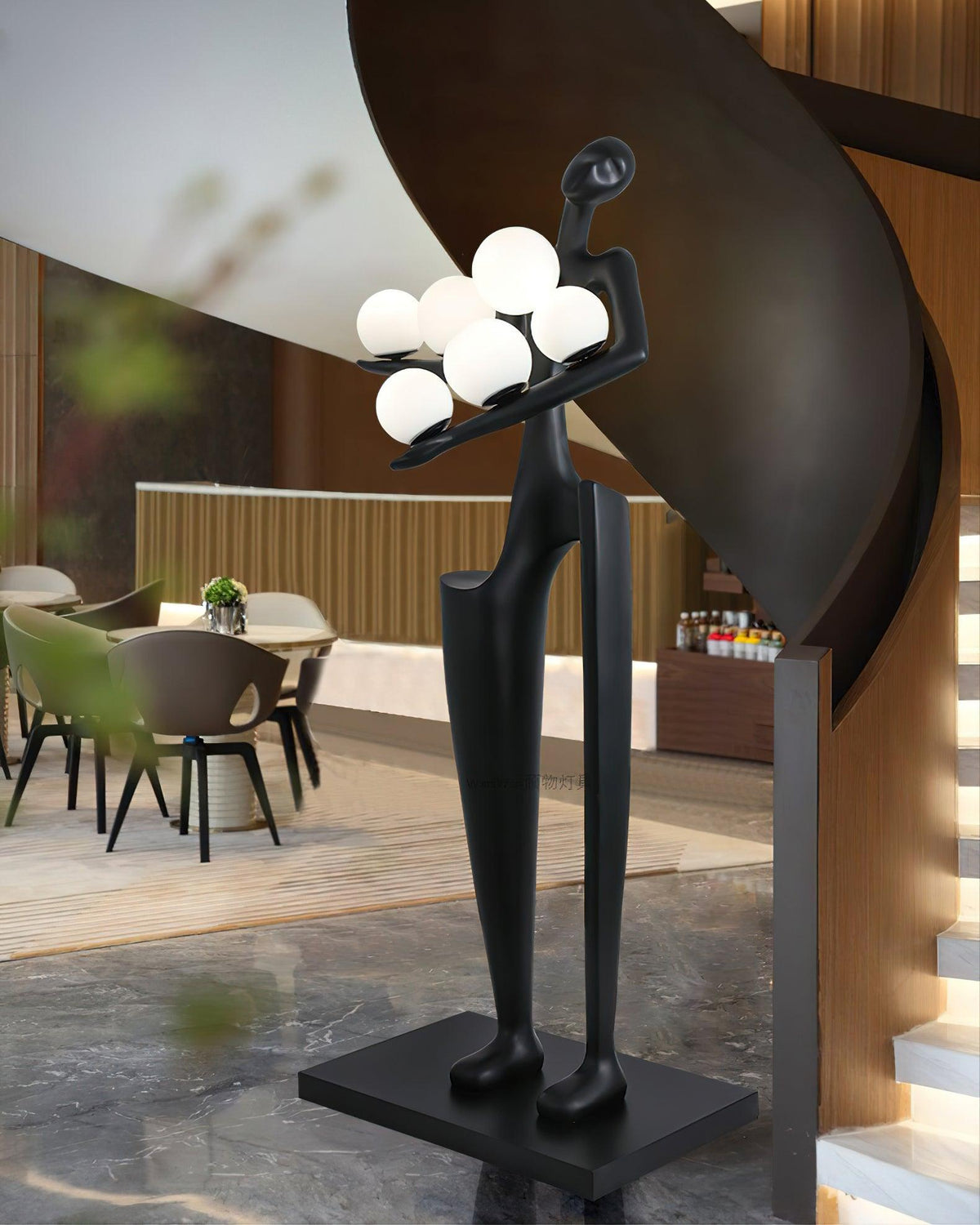Orelivine vloerlamp