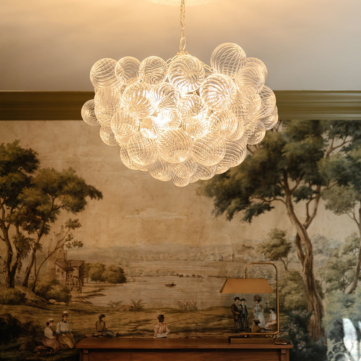 Ben Kroonluchter Glasbal Bubbel Modern