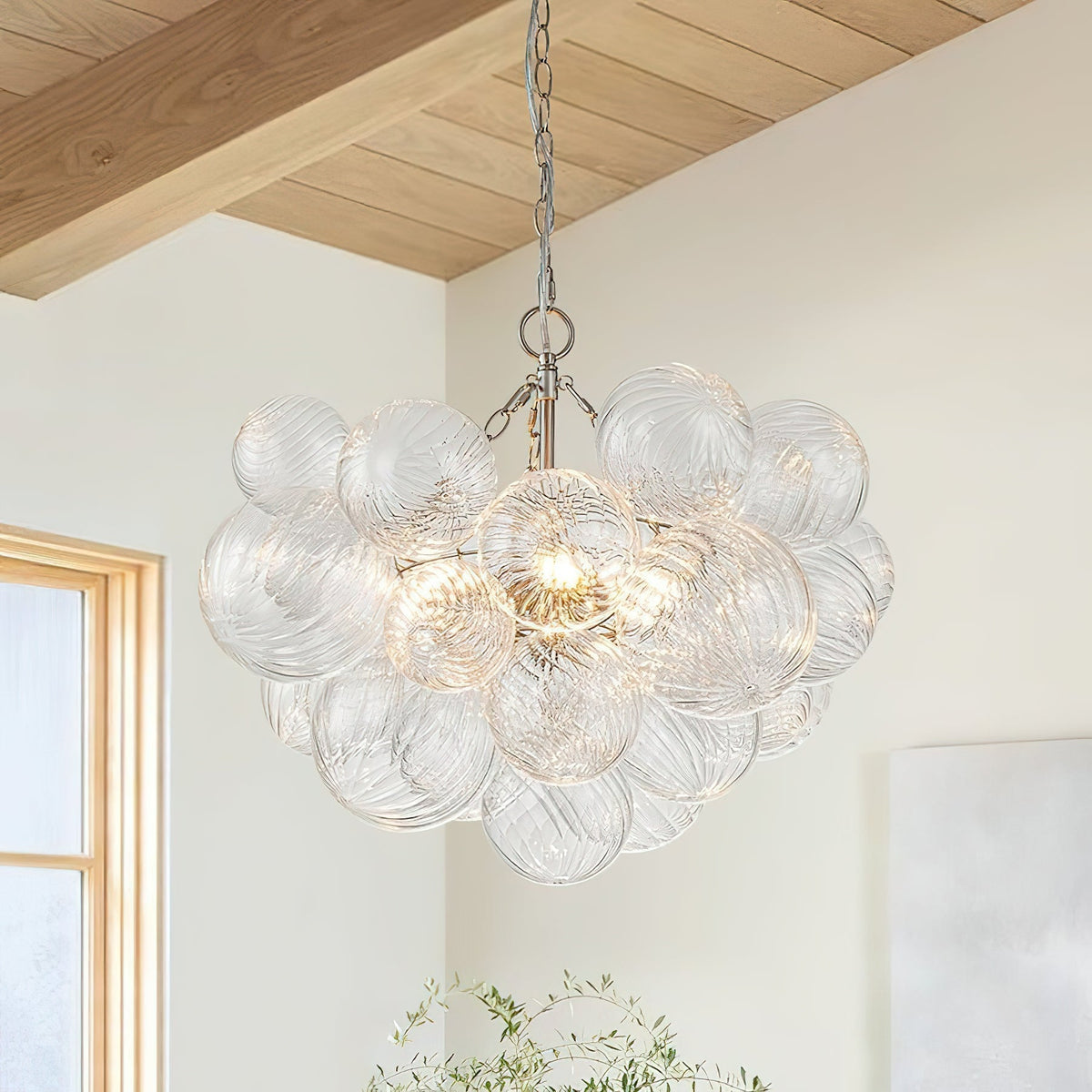 Ben Kroonluchter Glasbal Bubbel Modern