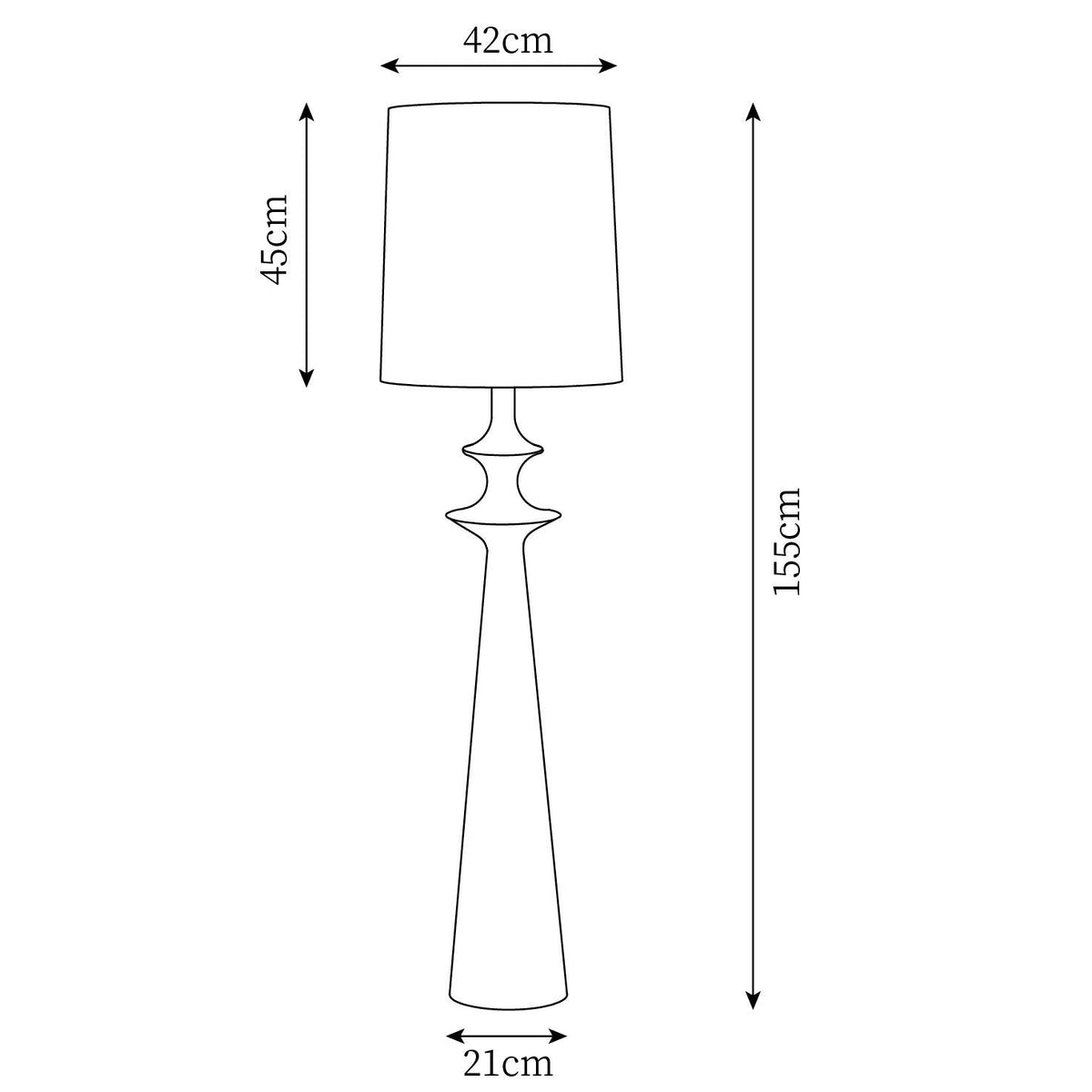 Elaiielle vloerlamp