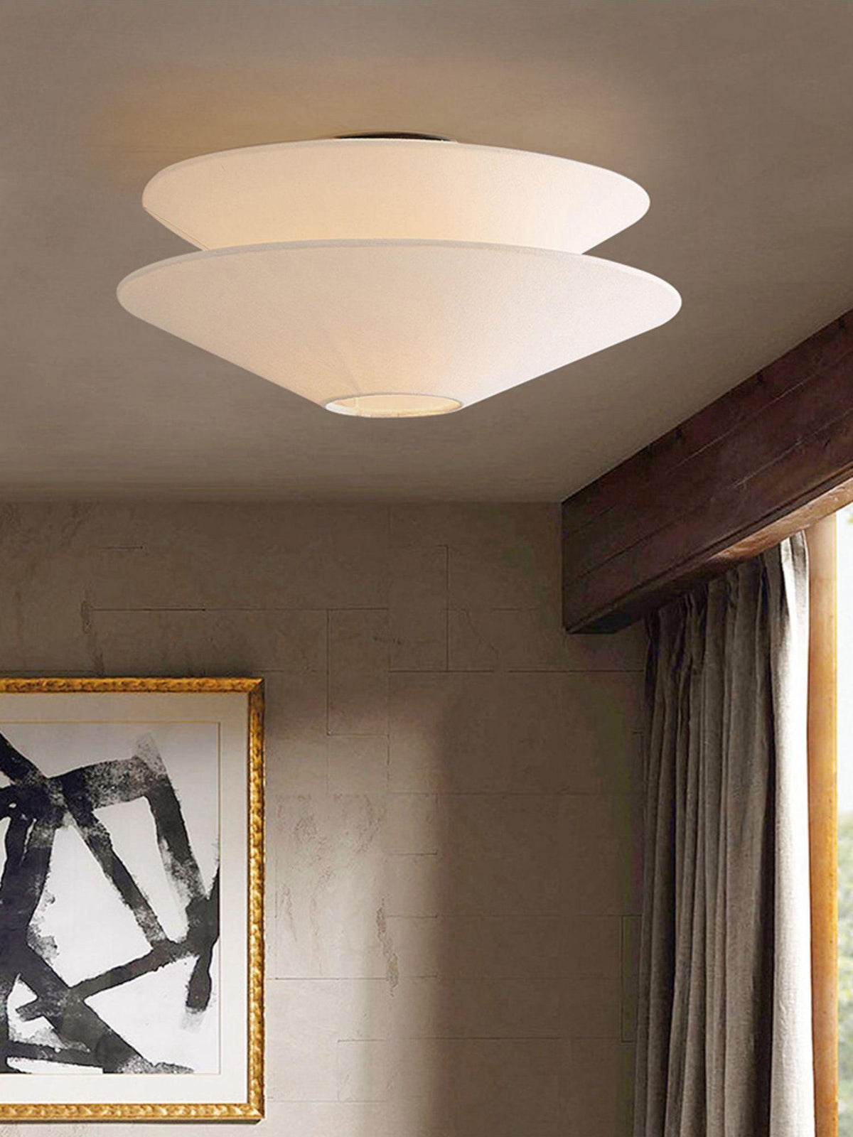 Ealo Noordse kunst stof Vlakke plafondlamp
