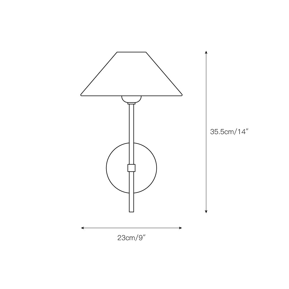 Orelisira wandlamp