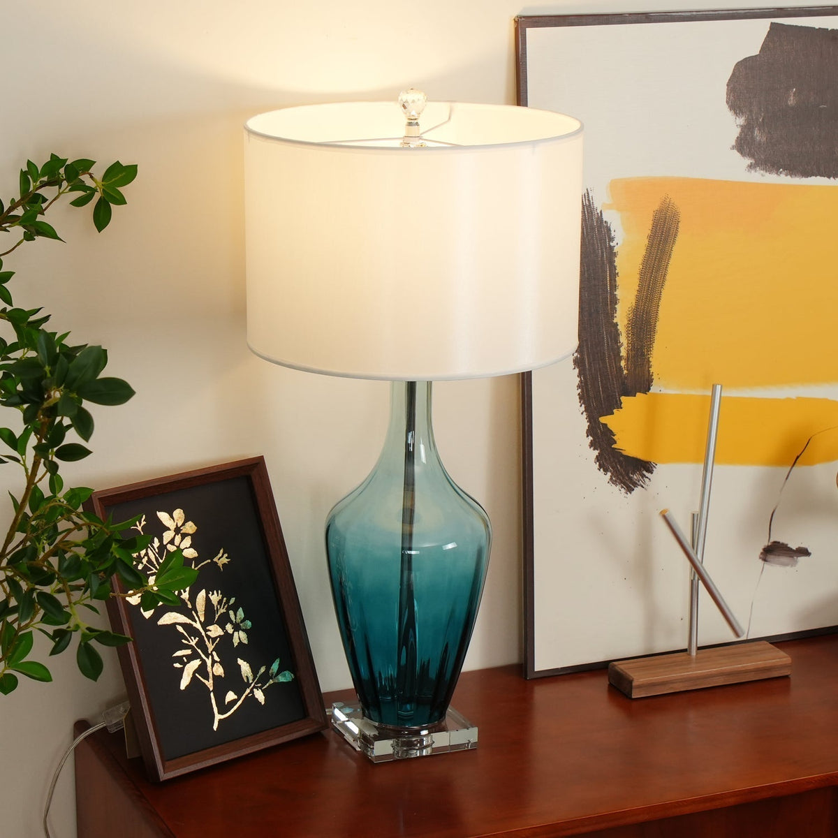 Celanelia tafellamp van glas