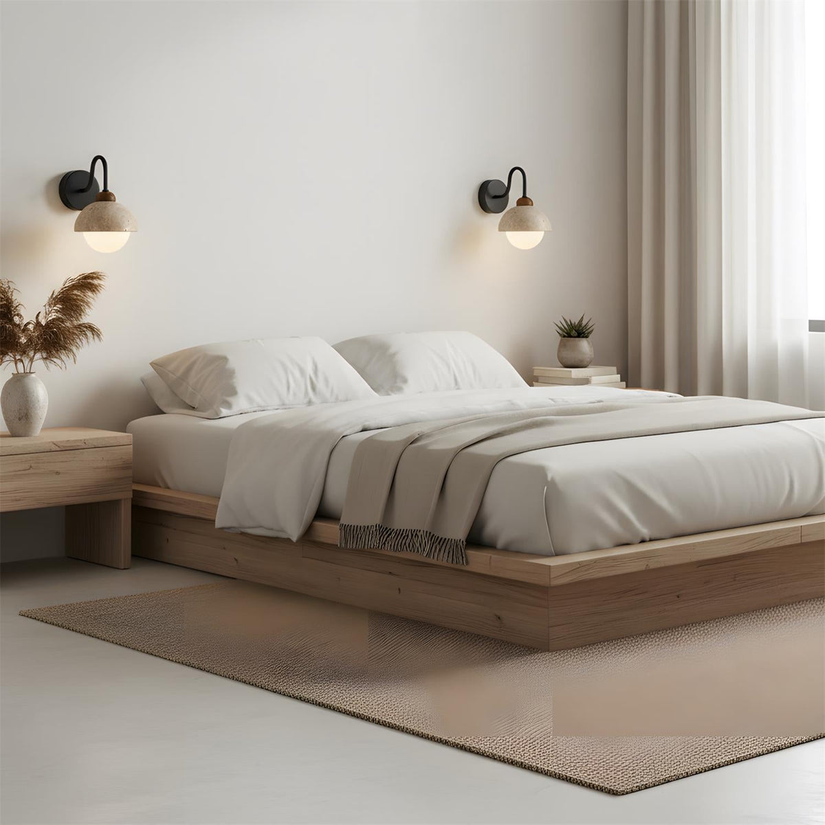 Nodule wandlamp