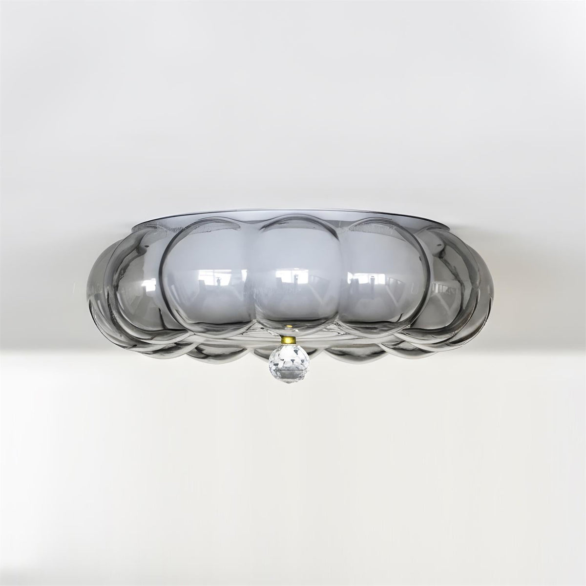 Celorel plafondlamp met rookglas