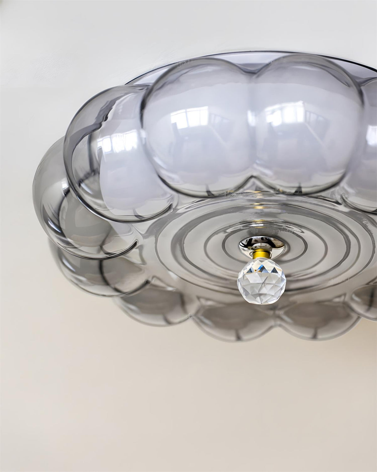 Celorel plafondlamp met rookglas
