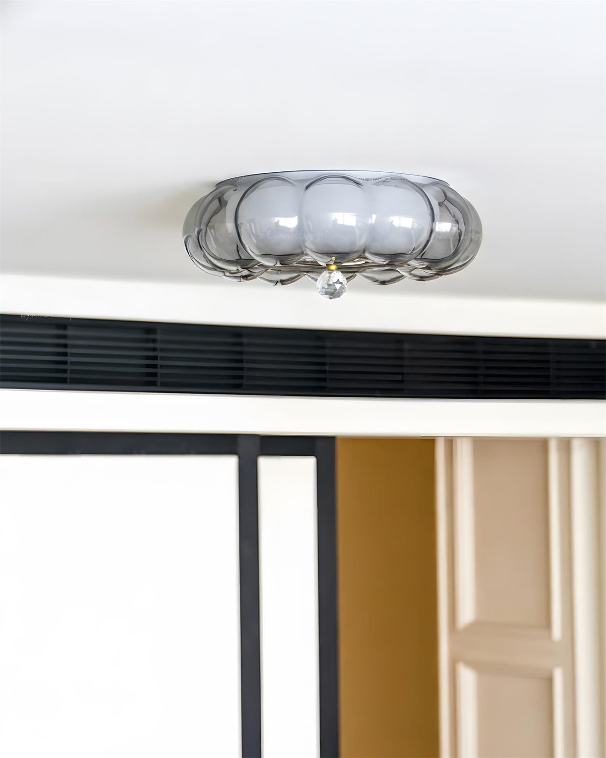 Celorel plafondlamp met rookglas