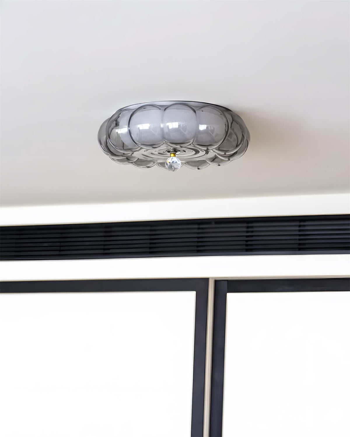 Celorel plafondlamp met rookglas