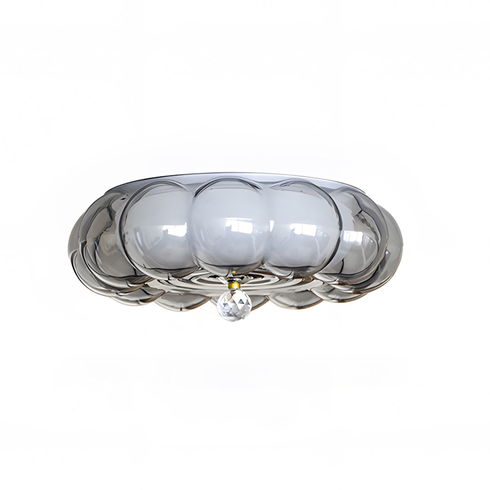 Celorel plafondlamp met rookglas