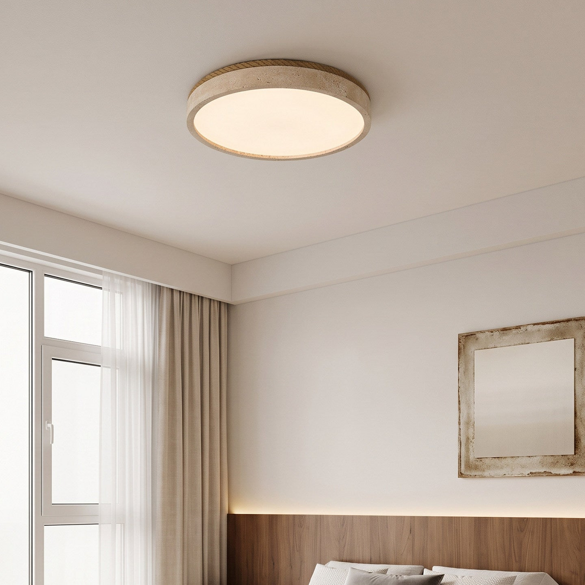 Haverleigh travertin inbouwlamp