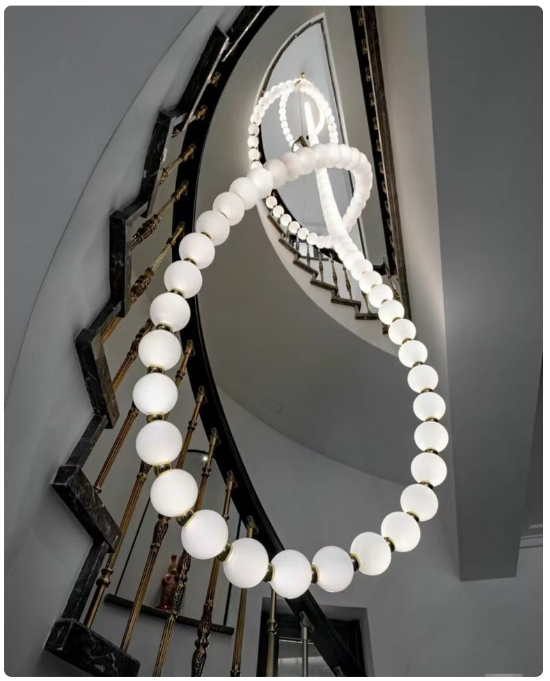 PearlCascade kroonluchter van glasparels