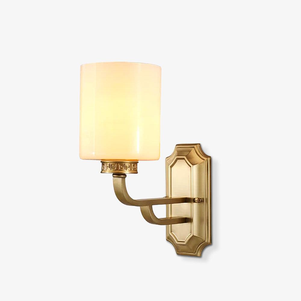 Regal klassieke messing wandlamp
