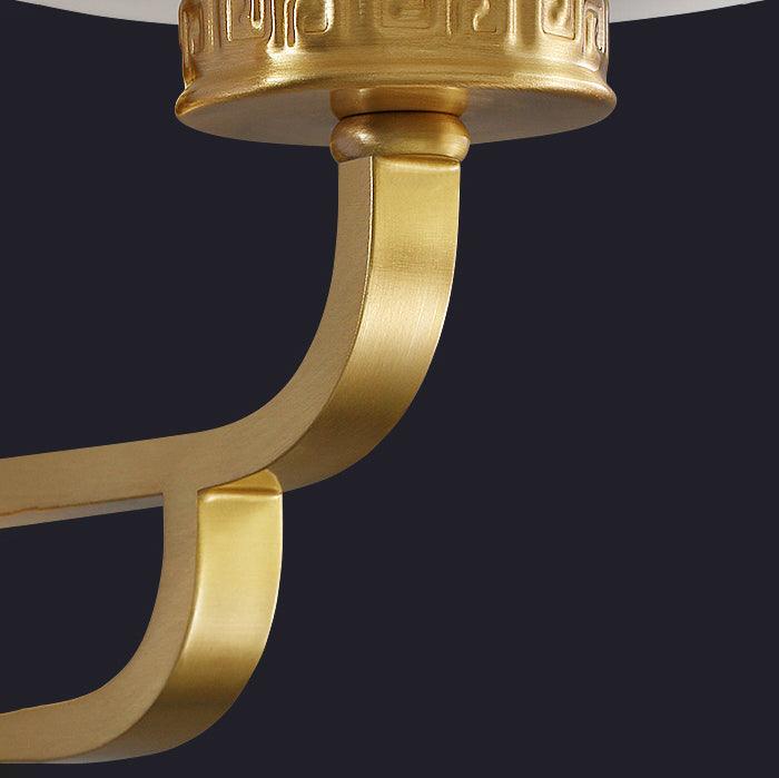 Regal klassieke messing wandlamp