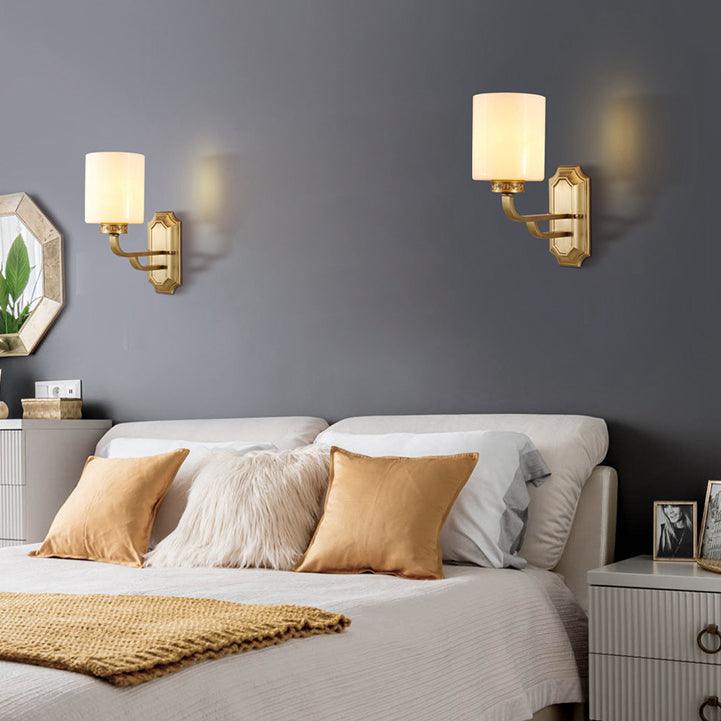Regal klassieke messing wandlamp