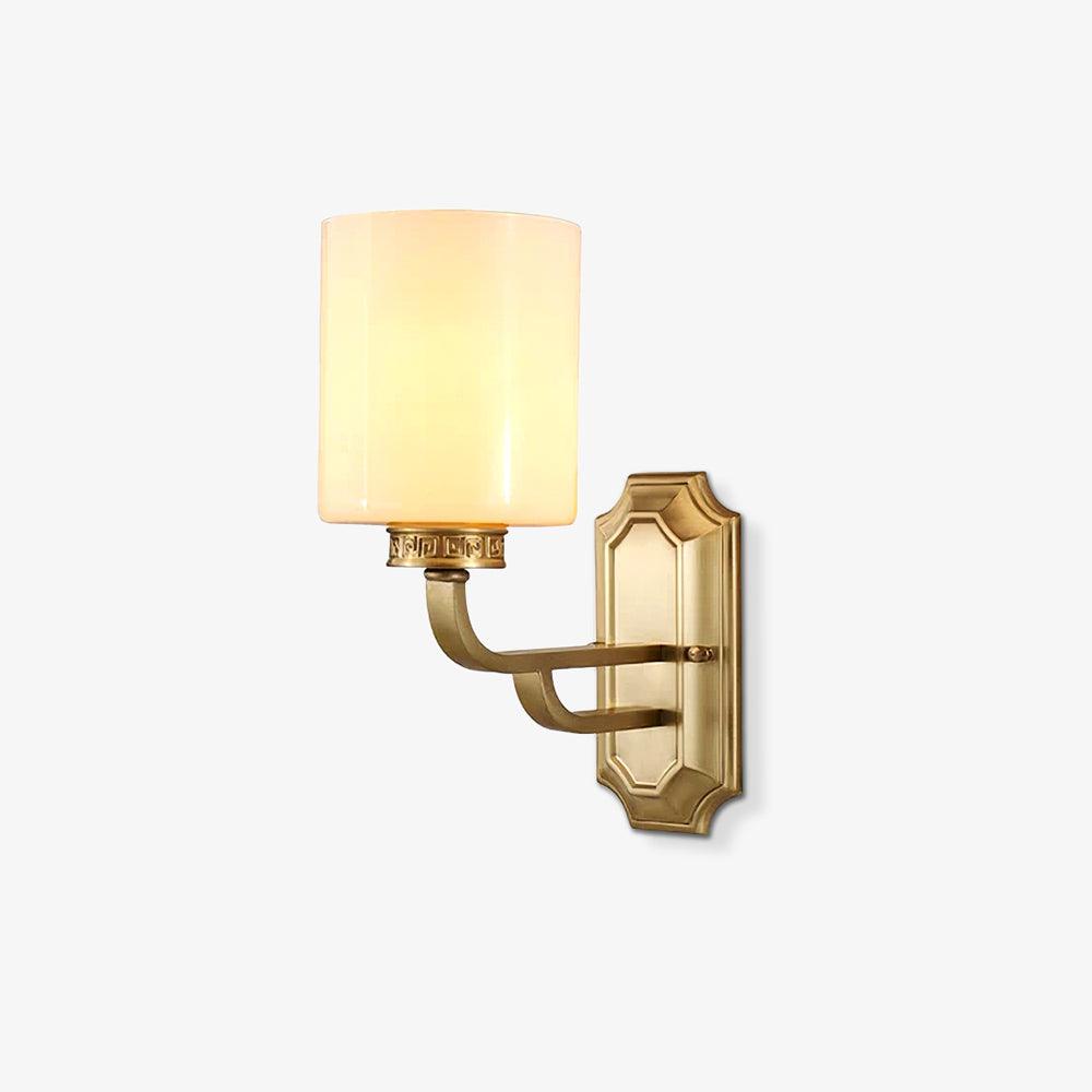 Regal klassieke messing wandlamp