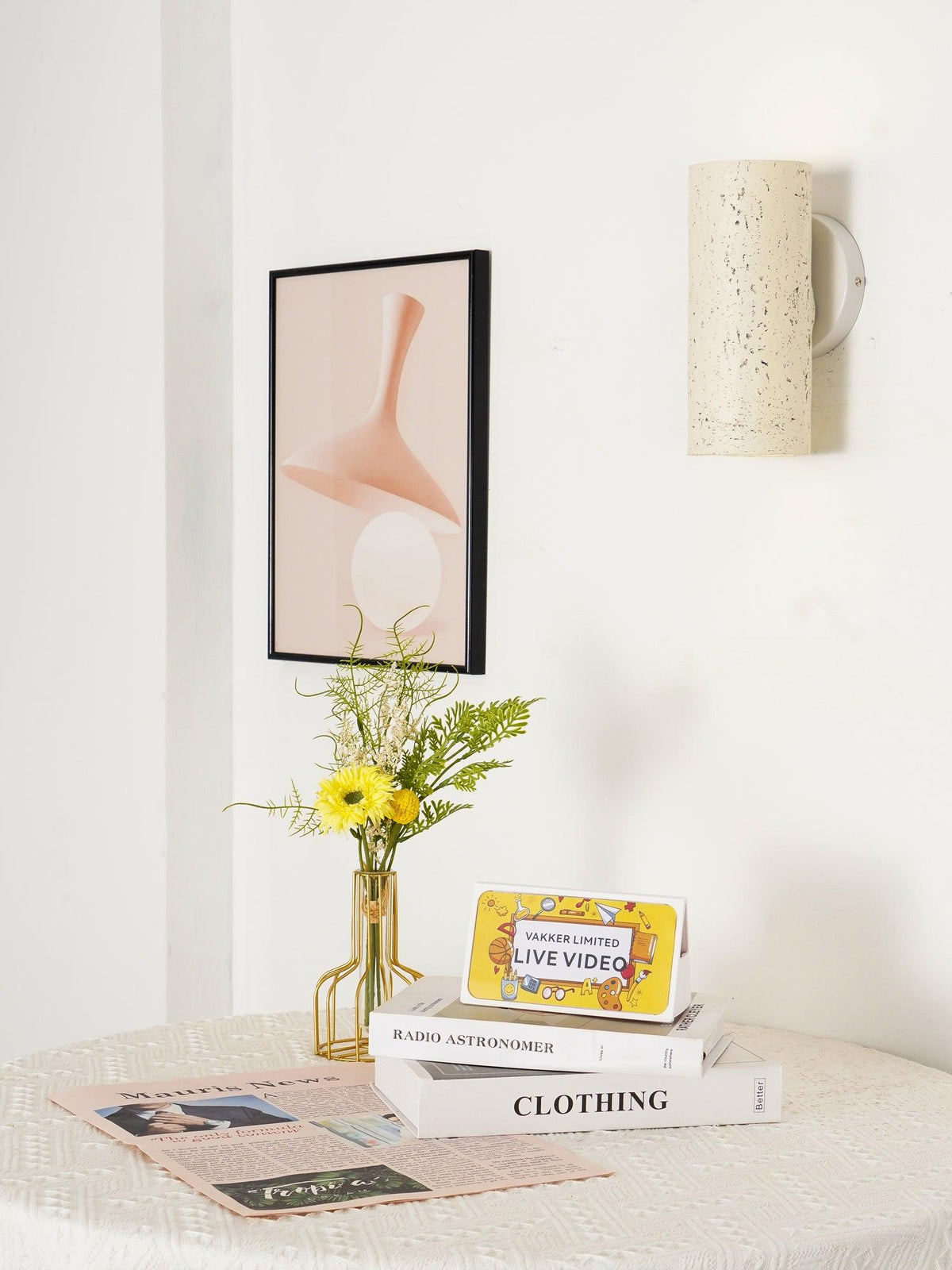 Dalem industriële wandlamp