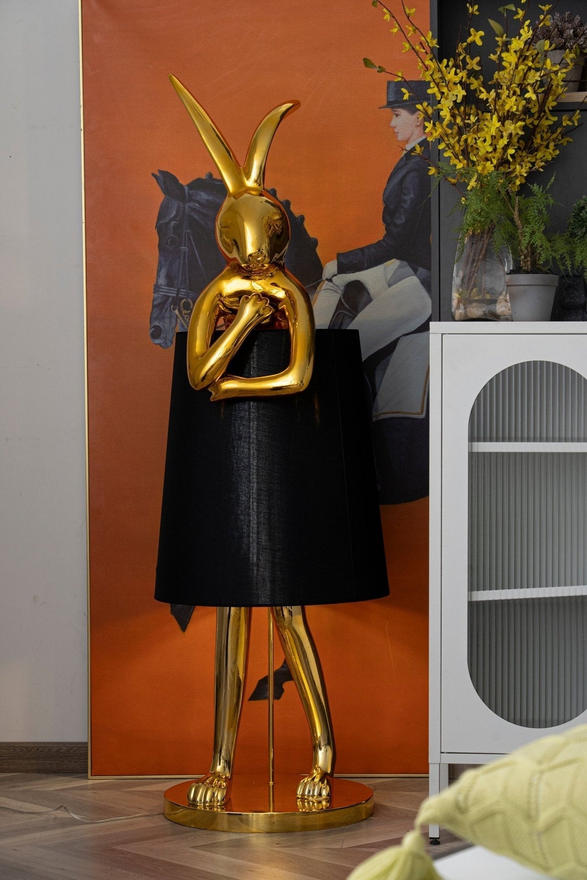 Sedr Luxe vloerlamp met silhouet van een konijn