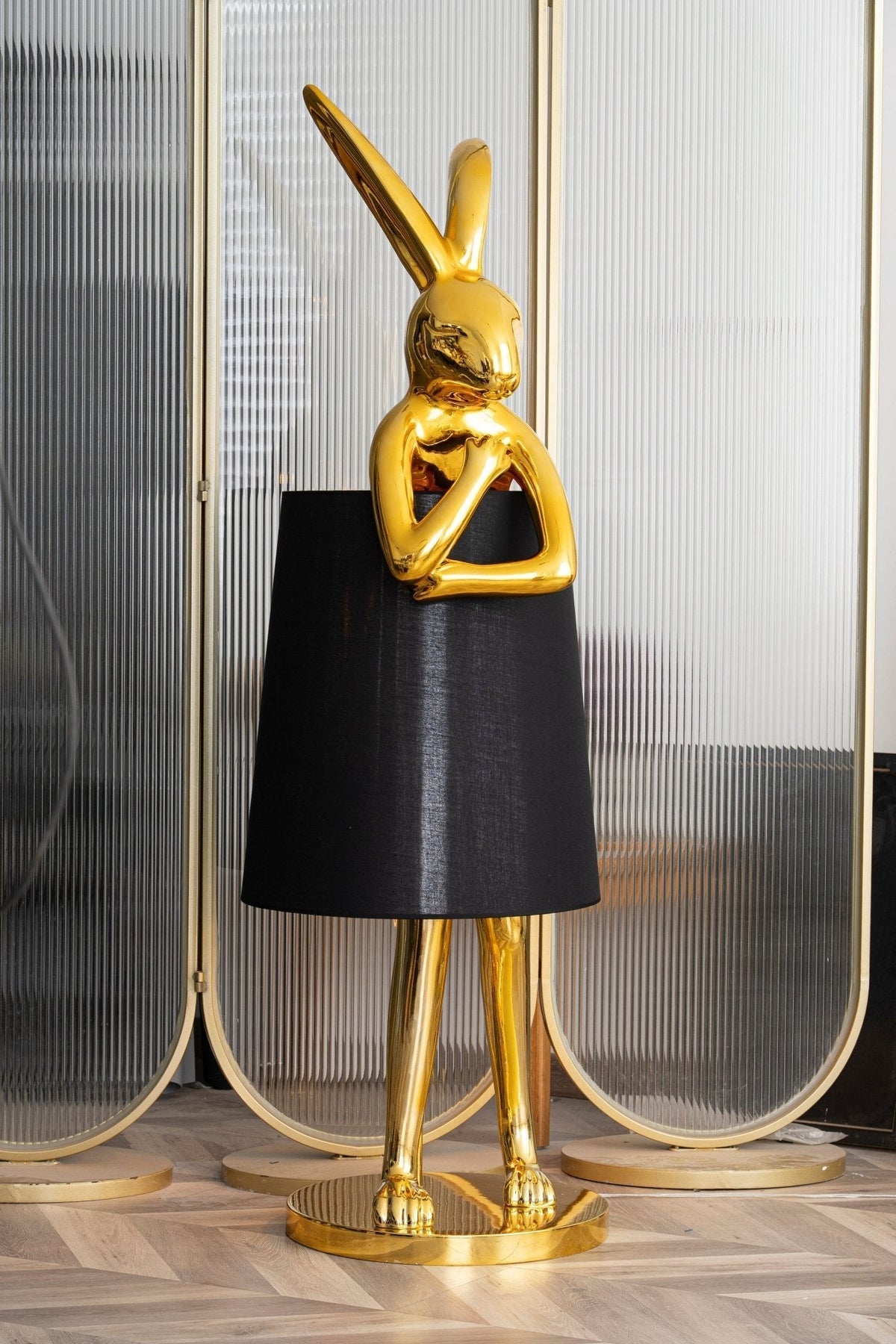 Sedr Luxe vloerlamp met silhouet van een konijn