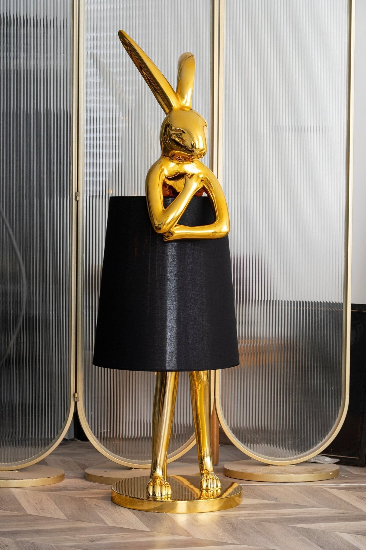 Sedr Luxe vloerlamp met silhouet van een konijn