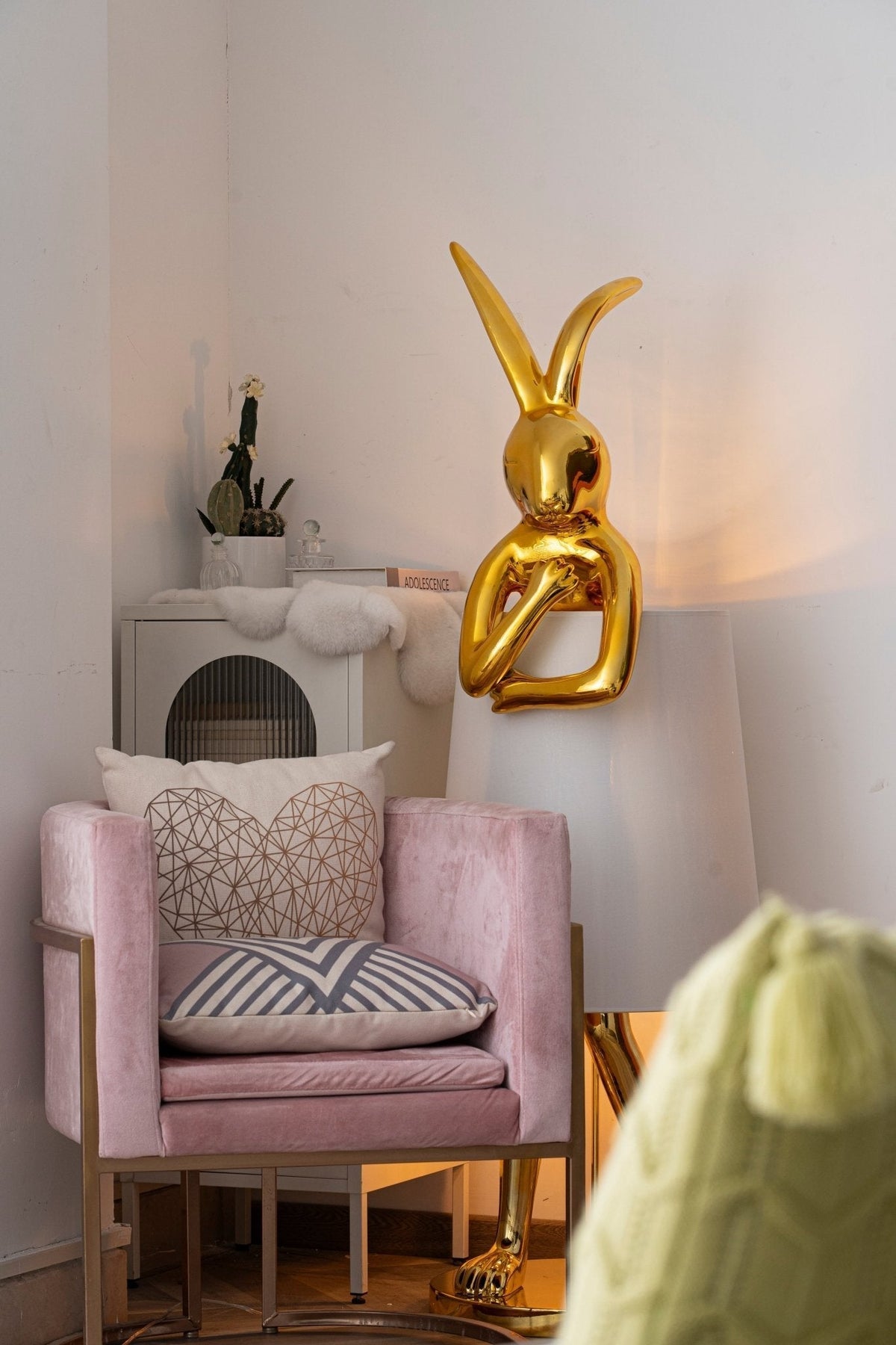 Sedr Luxe vloerlamp met silhouet van een konijn