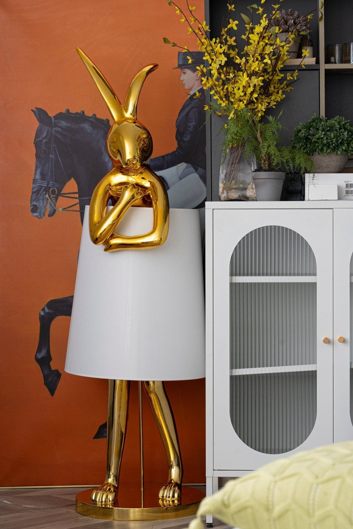 Sedr Luxe vloerlamp met silhouet van een konijn