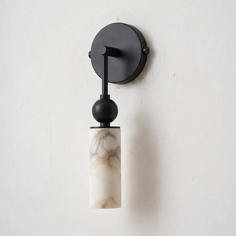 Alvire albasten wandlamp