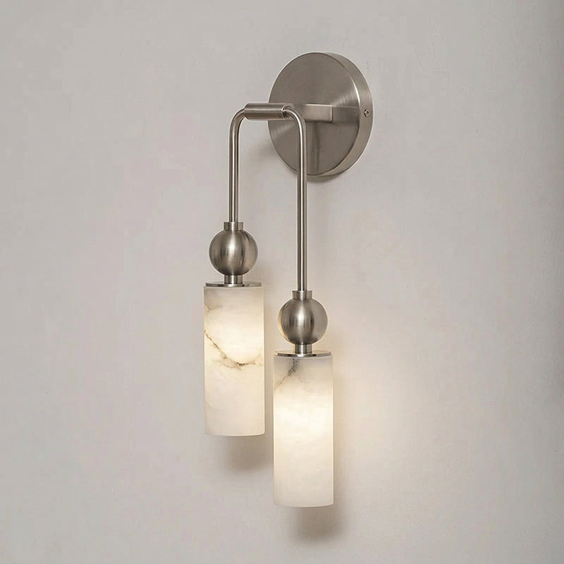 Alvire albasten wandlamp