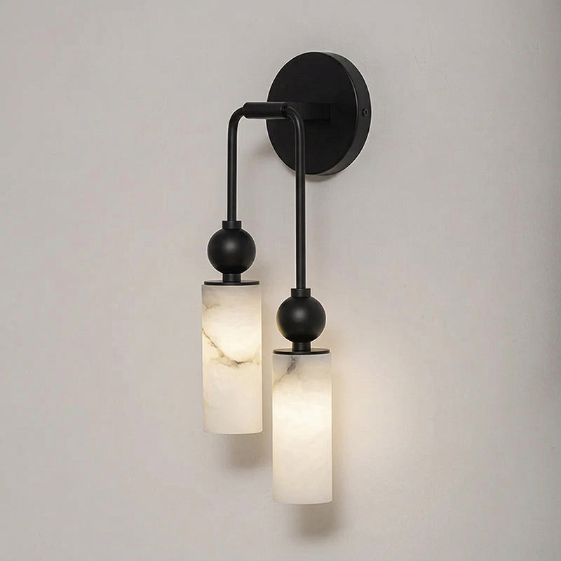 Alvire albasten wandlamp