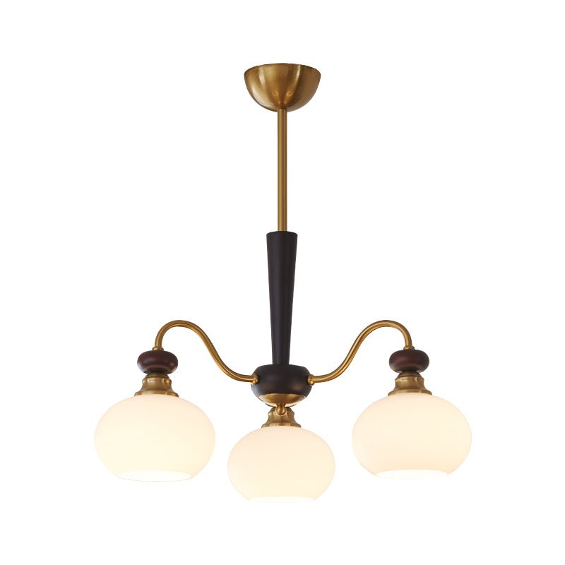 Calaeila Traditionele Elegantie Sfeer Hout glas Kroonluchter
