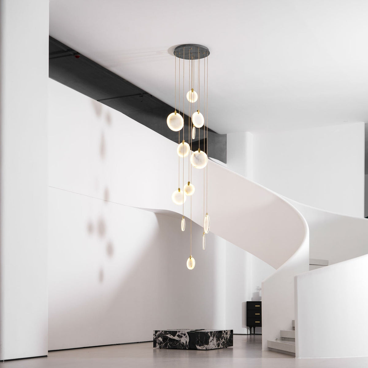 Harvest albasten hanglamp