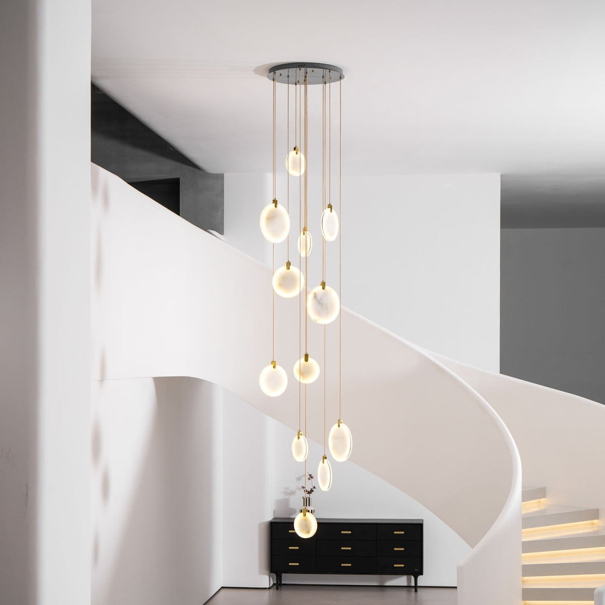 Harvest albasten hanglamp