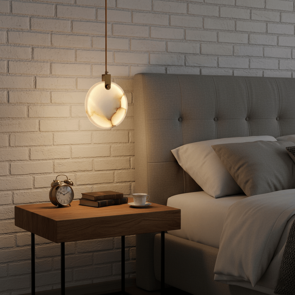 Harvest albasten hanglamp