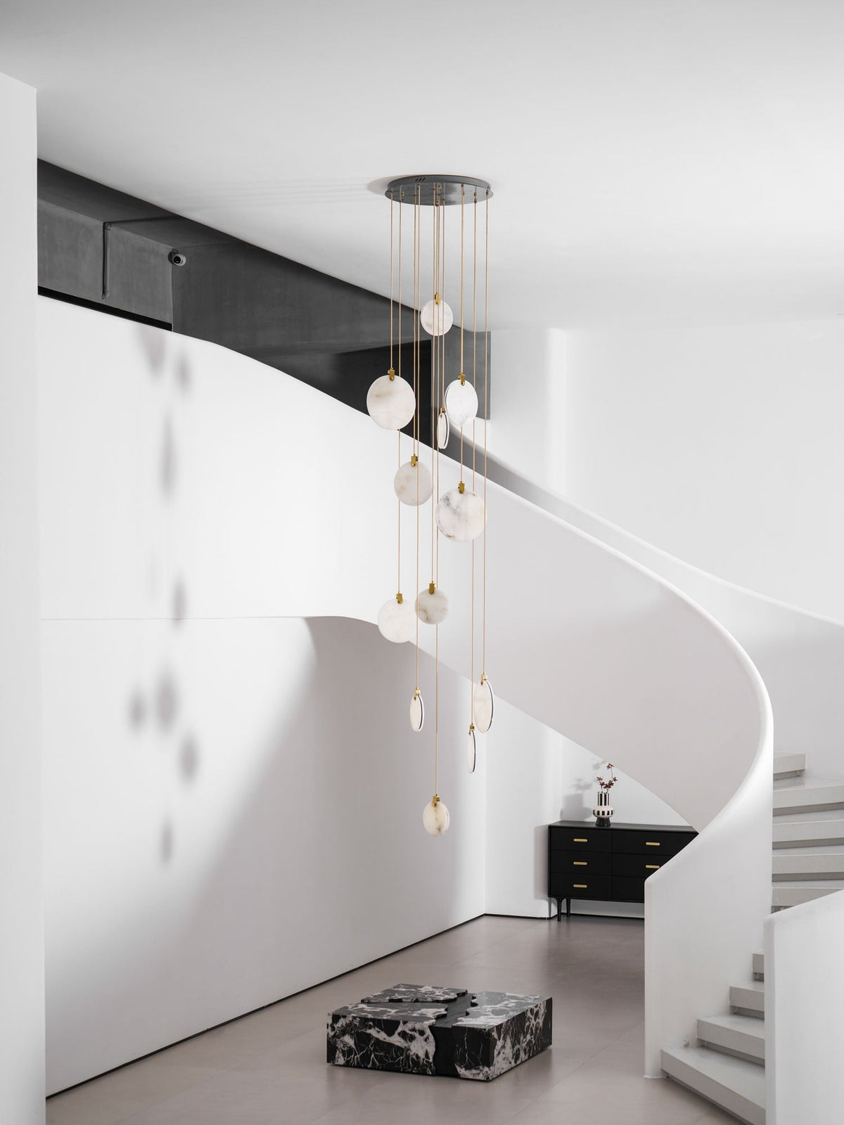 Harvest albasten hanglamp
