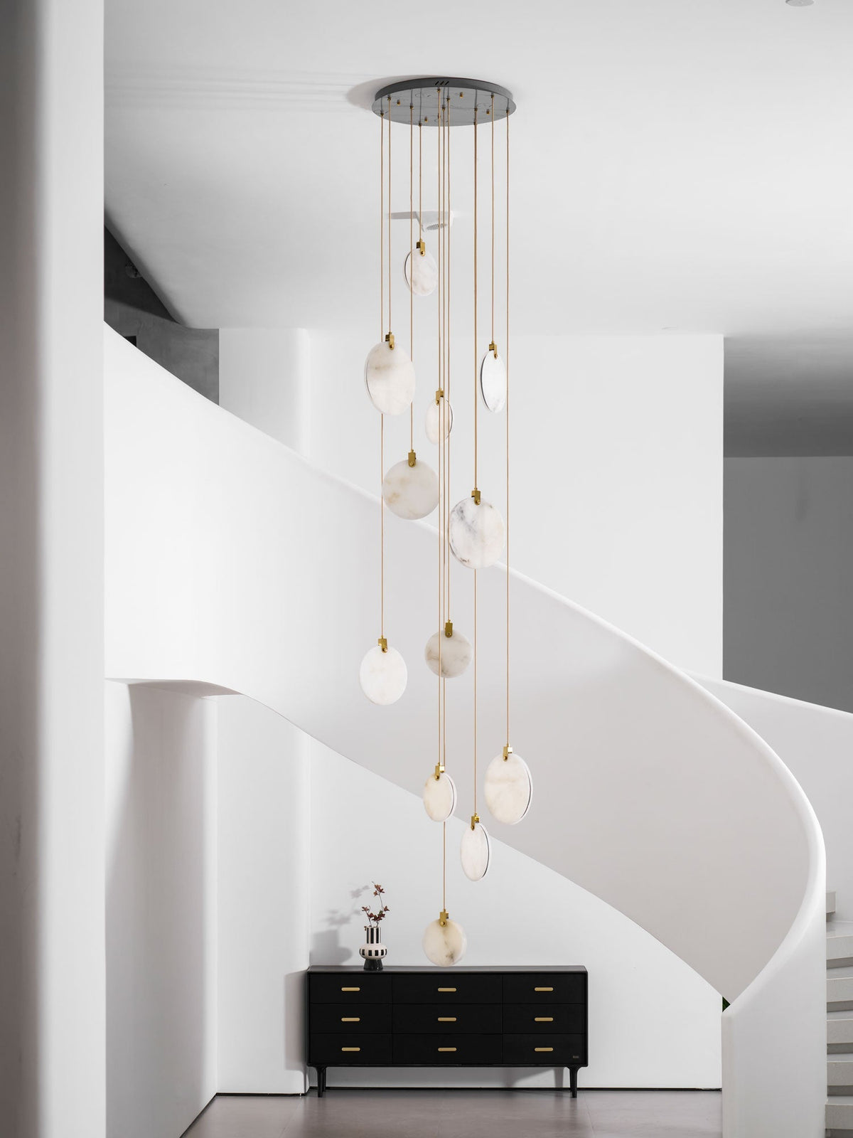 Harvest albasten hanglamp