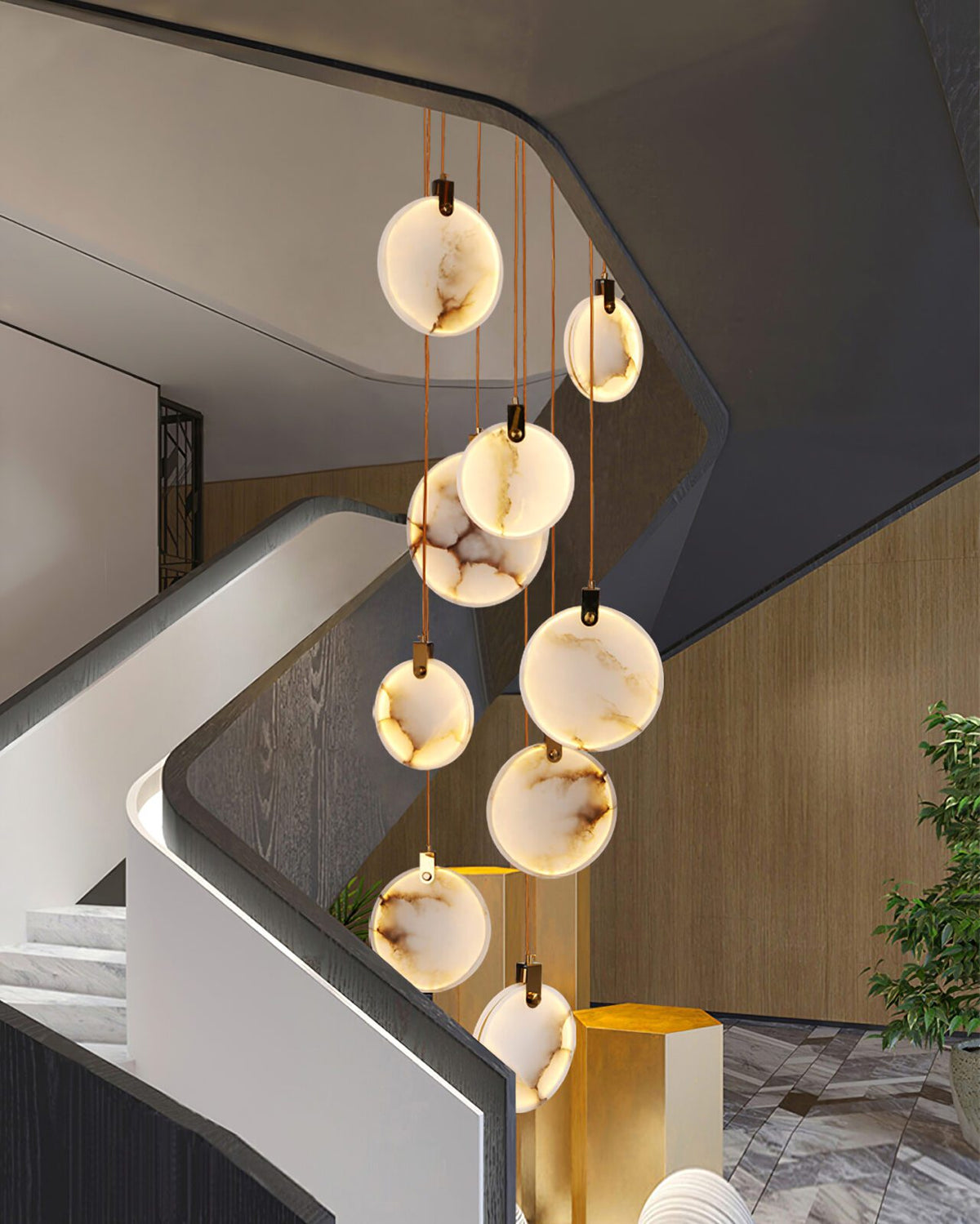 Lynore hanglamp van albast