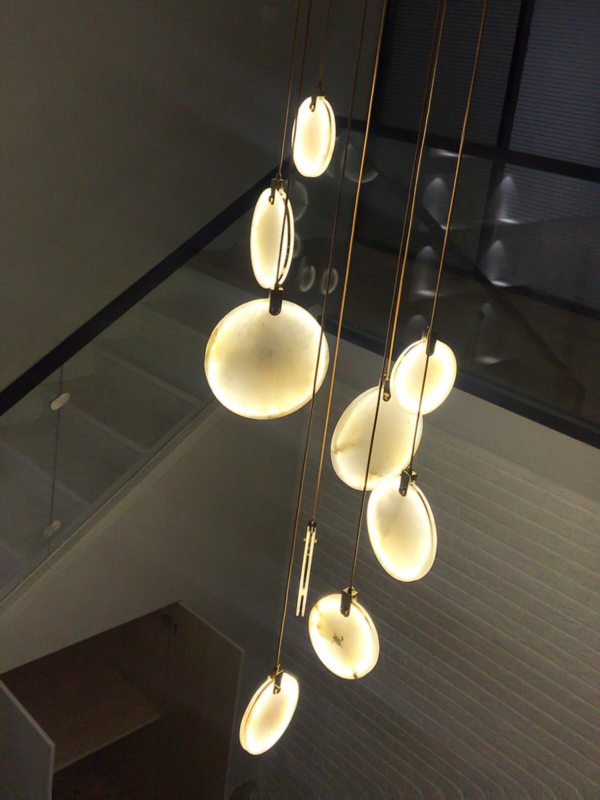 Harvest albasten hanglamp