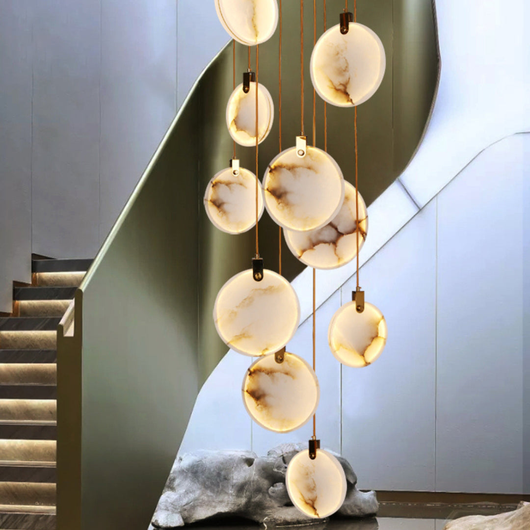 Harvest albasten hanglamp