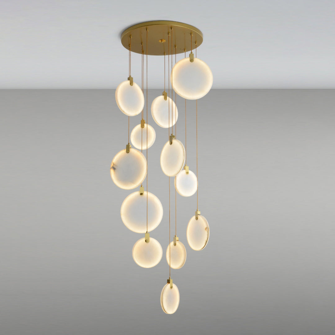 Harvest albasten hanglamp