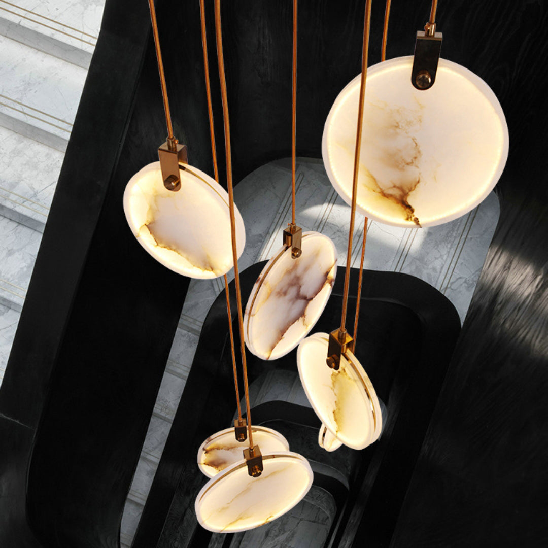 Harvest albasten hanglamp