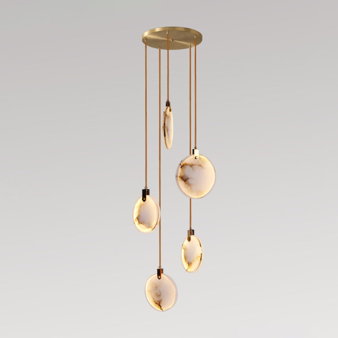 Harvest albasten hanglamp