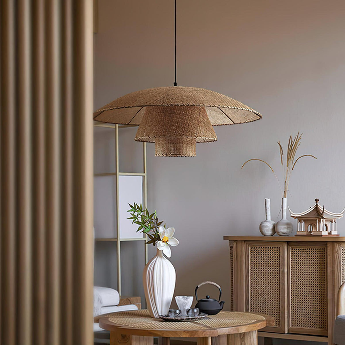 Arixu Vintage hanglamp van rotan