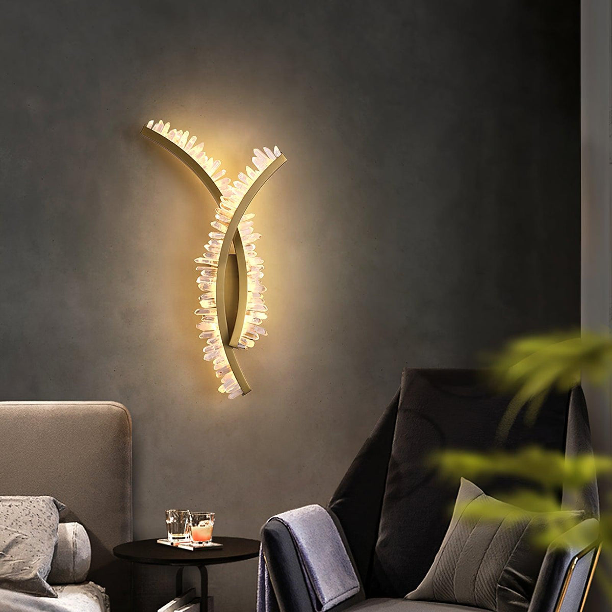 Celo Premium Noordse kunst kristallen wandlamp