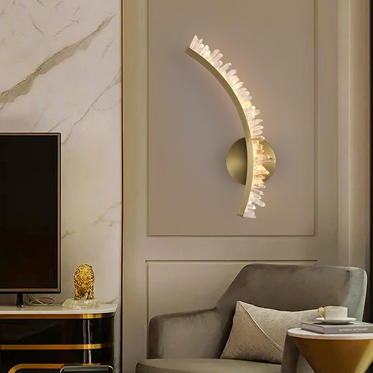 Celo Premium Noordse kunst kristallen wandlamp