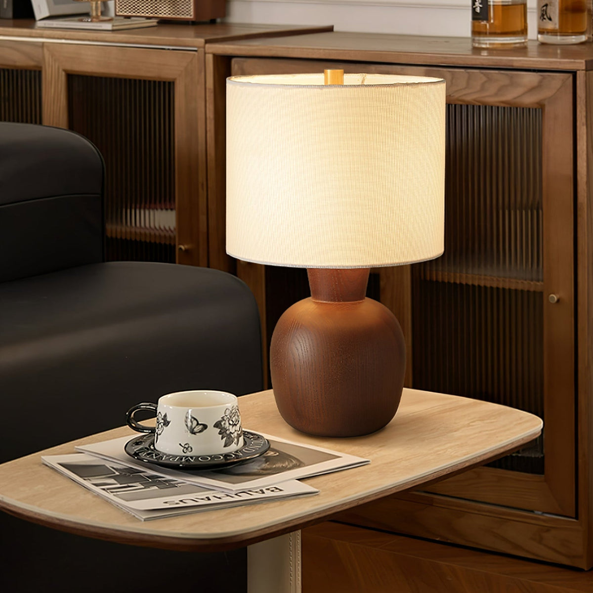 Joan minimalistisch Houten tafellamp