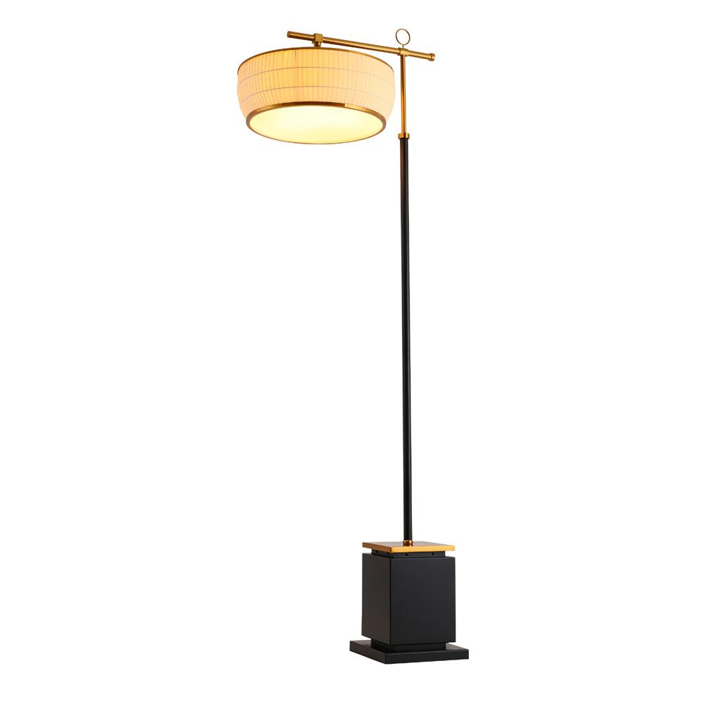 Socor moderne vloerlamp met stoffen kap