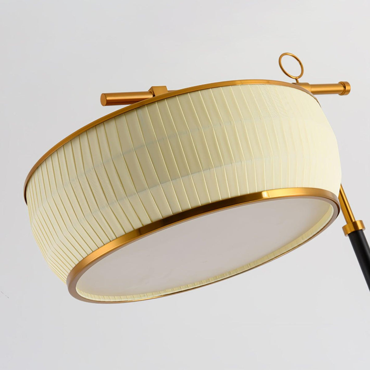 Socor moderne vloerlamp met stoffen kap