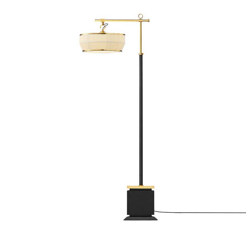 Socor moderne vloerlamp met stoffen kap