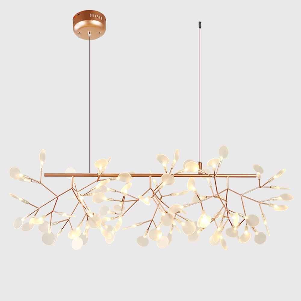 Auroreon Kroonluchter roségoud Firefly LED Tak